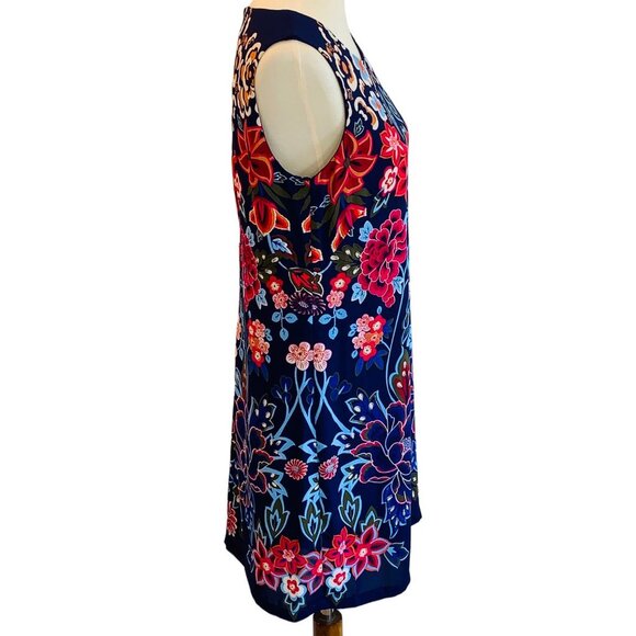 NWT - Sangria Sleeveless Keyhole Floral Dress - Picture 4 of 9